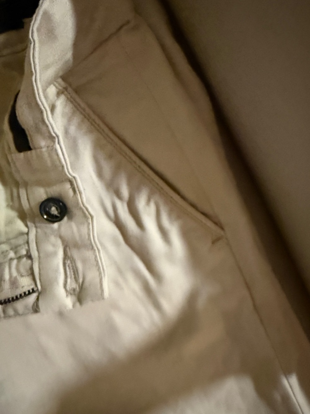 Classic Beige Cotton Chino Pants - Picture 7 of 7